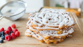Homemade Funnel Cakes Recipe - Carnival Food