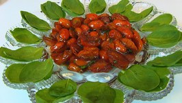 Betty's Sautéed Grape Tomatoes with Baby Spinach -- Thanksgiving