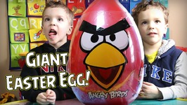 Kid Candy Review New 2015 Angry Birds Giant Surprise Easter Egg
