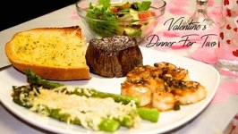 Valentines Dinner For Two - Filet Mignon And Sea Scallops