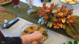 Betty's Thanksgiving Dinner Table, 2015 -- Thanksgiving