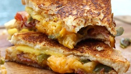 How To Make A Fancy Grilled Cheese Sandwich a.k.a Peach, Bacon And Jalapeno Grilled Cheese