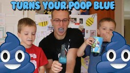 Taste Test Blue Brain Wash - It Turns Your Poop Blue