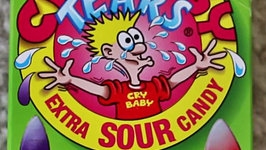 Cry Baby Tears Extra Sour Candy Challenge - Kid Candy Review