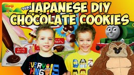 Americans Eating Japanese Chocolate Taste Test Kids Candy Review