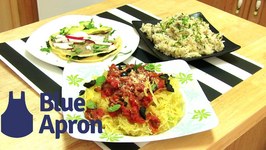 Cooking Healthy Meal with Blue Apron  Dinner Made Easy!