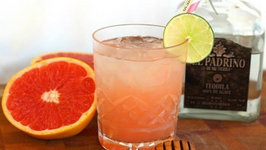 Ruby Red Grapefruit and Honey Paloma Cocktail