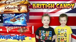 Americans Eating British Chocolate Taste Test Kids Candy Review Pt 2