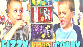 Kids Taste Test Fizzy Soda Candy - Kids Candy Review