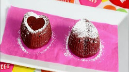 Red Velvet Heart Cupcakes - Natural Color - Egg Free 