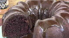 Chocolate Sour Cream Cake with Chocolate Ganache
