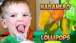 Habanero and Chilli Lollipops - Kids Candy Review