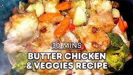30 Minute Air Fryer Chicken Dinner Recipe with Veggies Multi-cooker - Dinner Ideas for Family