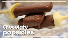 Fudgy Chocolate Popsicles - How To Make Chocolate Popsicles - My Recipe Book By Tarika Singh