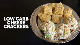 Low Carb Cheese Crackers (Microwave) Keto Crackers
