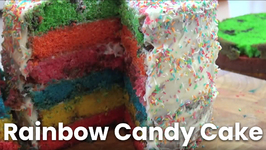 How To Make Rainbow Candy Cake