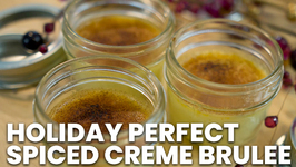 Holiday perfect Spiced Creme Brulee
