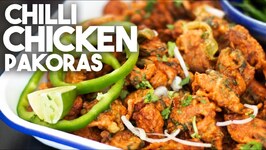 Chilli Chicken Pakoras - Hakka style