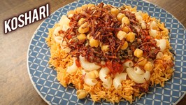 How To Make Koshari - Egyptian Koshari Street Food Recipe - Koshari Recipe By Varun - Kushari