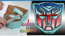 Transformers - Autobot Logo Cake (How To)
