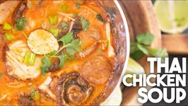 Thai Chicken Soup - Creamy Coconut, Chicken And Thai Spices