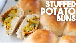 Stuffed Potato Buns - Aloo Stuffed Vegetarian