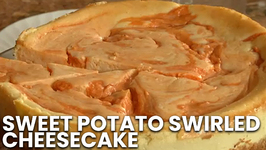 Holiday Series: Sweet Potato Swirled Cheesecake