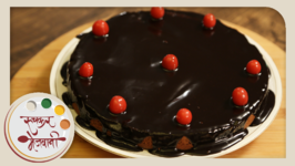 Eggless Chocolate Cake - Valentine's Special - Easy To Make Cake At Home - Recipe By Archana