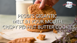 Peggi's Gigantic, Melt in Your Mouth, Crispy Peanut Butter Cookies