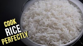 How To Cook Rice Perfectly-Easy Recipe By Ruchi Bharani-Basic Cooking