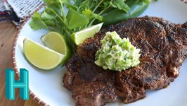 Ribeye Steak With Jalapeno Butter