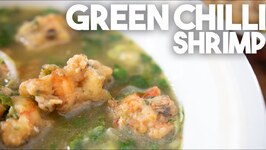 Green Chilli Shrimp - Indo Chinese Recipe