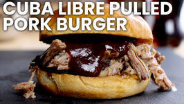 Cuba Libre Pulled Pork Burger