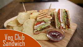 Veg Club Sandwich Recipe / Quick Breakfast / Tiffin / Snack Recipe / The Bombay Chef - Varun Inamdar