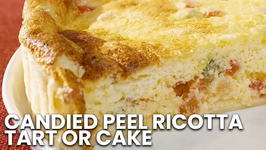 Candied Peel Ricotta Tart or Cake