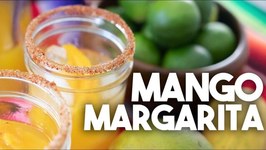 How To Make A Mango Margarita With A Tajin Salt Rim