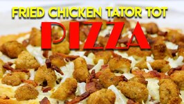 Fried Chicken Tater Tot Pizza