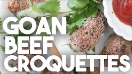 Goan Beef Croquettes - Meat Cutlets - Kravings