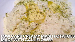 Low Carb Creamy Mash Potatoes Made With Cauliflower