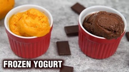 Mango And Chocolate Frozen Yogurt Recipe - Dessert - Tarika