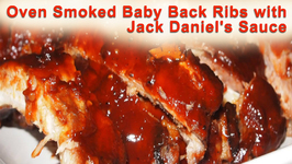 Oven Smoked Baby Back Ribs with Jack Daniel's Sauce