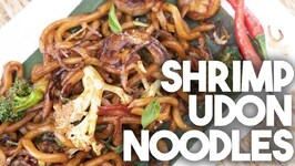 Saucy, Slurpy Shrimp Udon Noodles