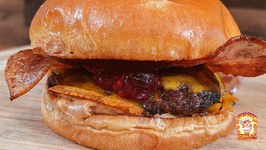 Spicy Peanut Butter And Jelly Smash Burger / Masterbuilt Gravity Grill