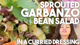 Sprouted GARBANZO BEAN Salad - Healthy Recipe