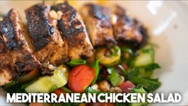 How To Eat Healthier - Mediterranean Chicken Salad