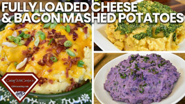 Fully Loaded Cheese And Bacon Mashed Potatoes - Vegan Pesto Mashed Potatoes