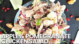 Salad Recipe-Apple and Pomegranate Chicken Salad