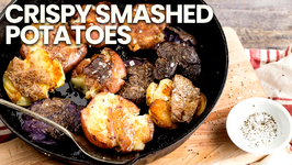 Crispy Smashed Potatoes - Easy Side Dishes