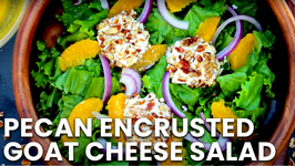 Pecan Encrusted Goat Cheese Salad