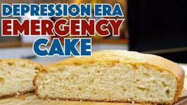 1930's Emergency Cake Depression Era Recipe